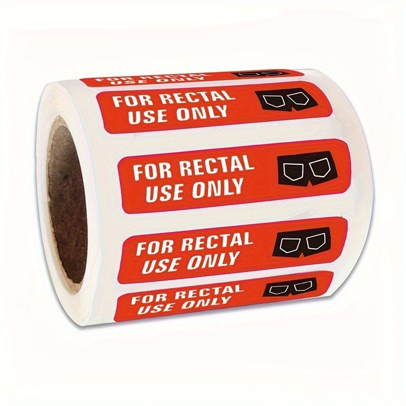 Rectal Use Only Stickers - Funny Gag Gifts for Adults - Pranks for Adults  (200/Roll 1.5 x .375 - Decals, Stickers & Vinyl Art, Facebook Marketplace