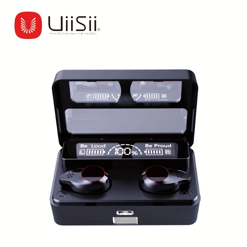 Led High definition Digital Display In ear Wireless Temu