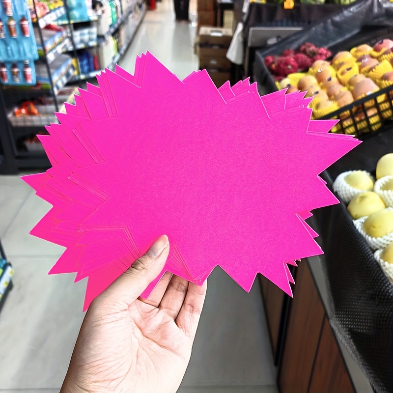 10pcs Pricing Signs Supermarket Display Signs