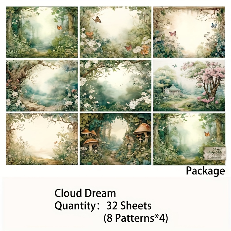 Vintage Wonderful Dreams Scrapbook Paper Non sticky - Temu