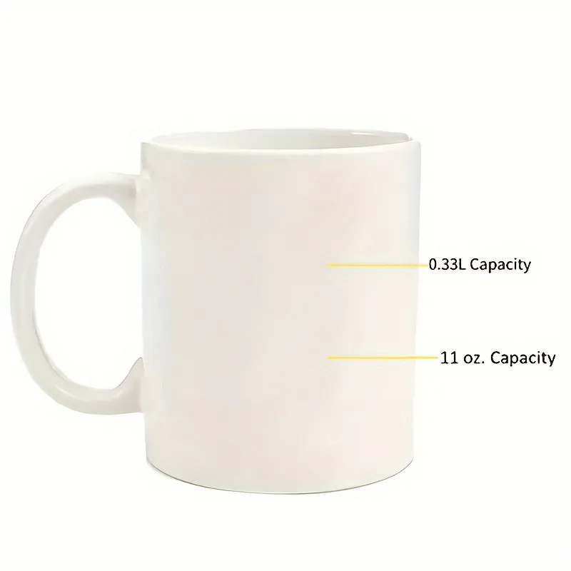 1pc Way Maker Letter Print Coffee Mug Trendy Ceramic Mug Large