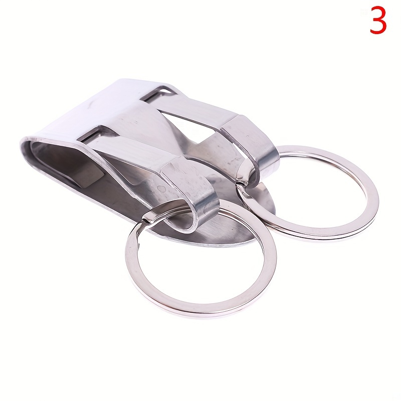 Stainless Steel Keychain Quick Release Key Snap Holder Belt Clip Buckle  Perfect For Outdoor Adventures, Free Shipping On Items Shipped From Temu