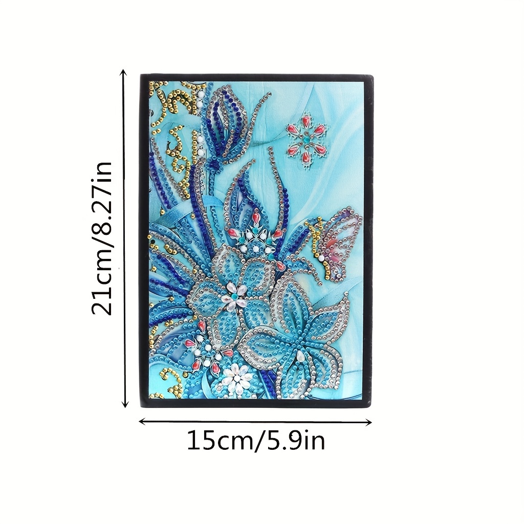 5d Artificial Diamond Painting Notebook Set Butterfly - Temu