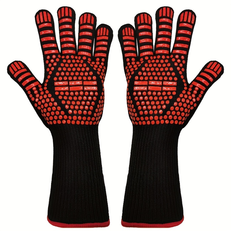 1 Par De Guantes Para Barbacoa Guantes Protectores - Temu