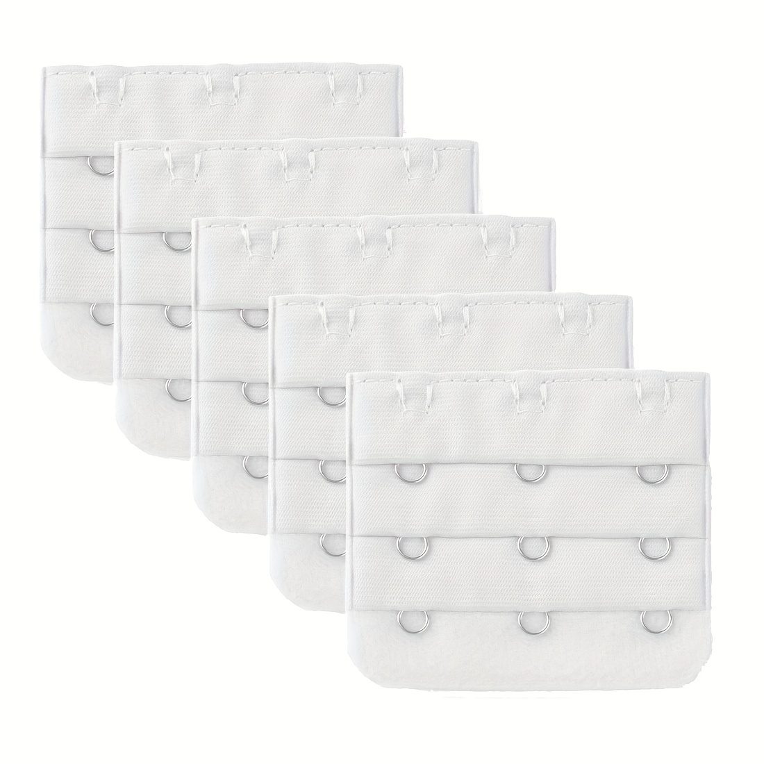 5pcs Adjustable Elastic Bra Extenders for Women's Lingerie