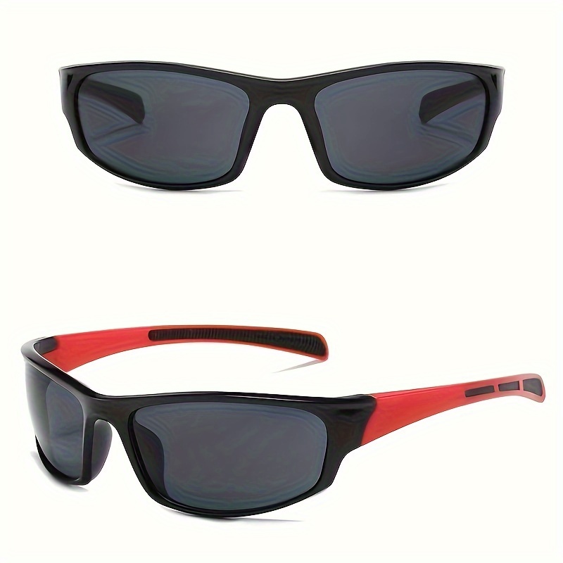 Premium Trendy Cool Wrap Around Tr Frame Sunglasses Colorful
