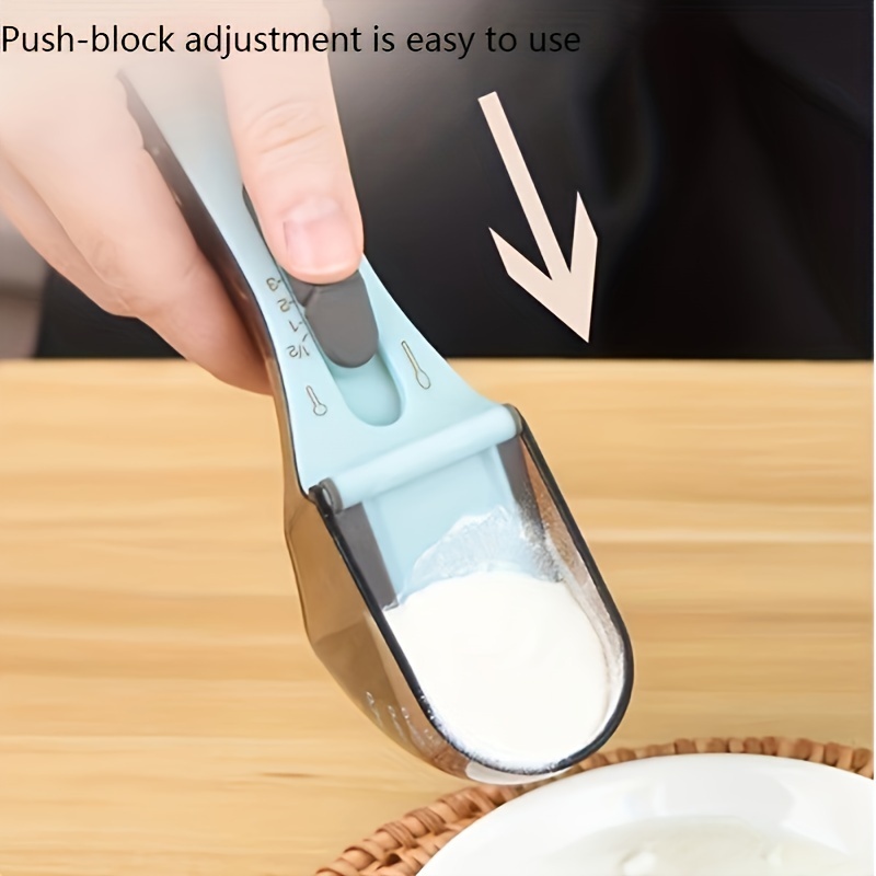 Adjustable Measuring Cup Spoon Kitchen Baking Flour Seasoning