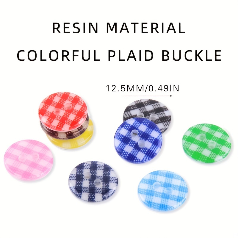 600pcs/pack, Large, Medium And Small Mixed Colored Resin Buttons, Colorful  Candy Color Buttons, Sweater Shirt Cardigan Buttons