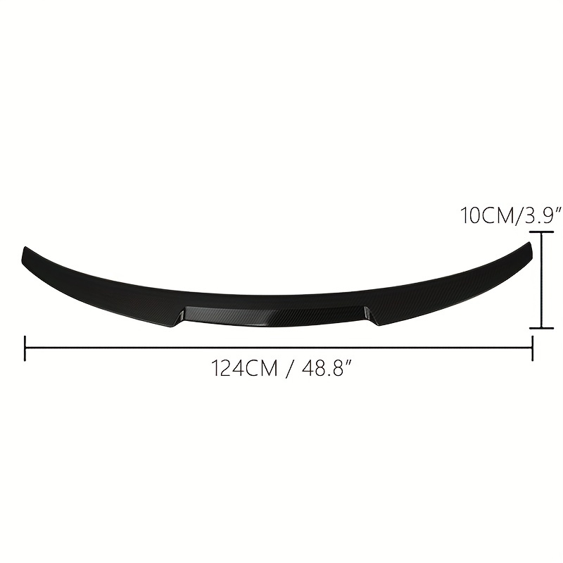 REAR BOOT SPOILER LIP GLOSS BLACK FOR BMW 3 SERIES F30 F80 M3 STYLE 100%  FIT NEW
