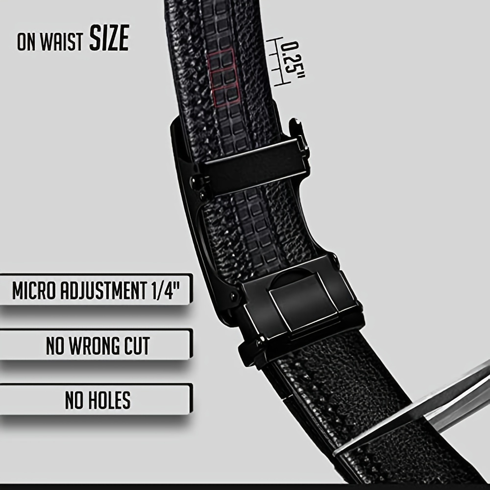 Men's Extra Long Classic Ratchet Leather Belt 1 38 Wide