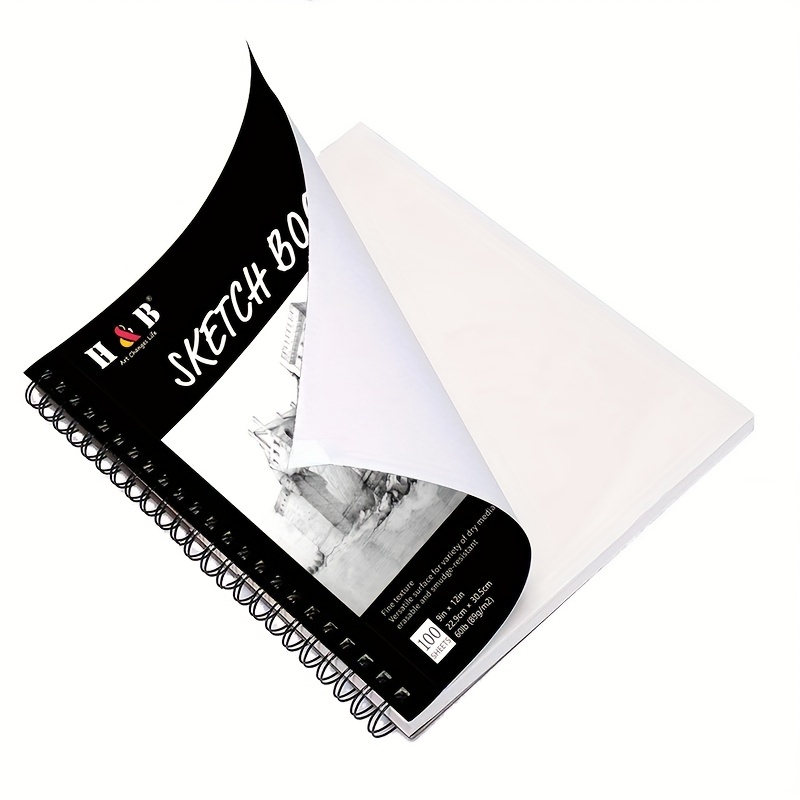 Sketch Book Top Spiral Bound Sketch Pad ( /100gsm) Acid Free - Temu