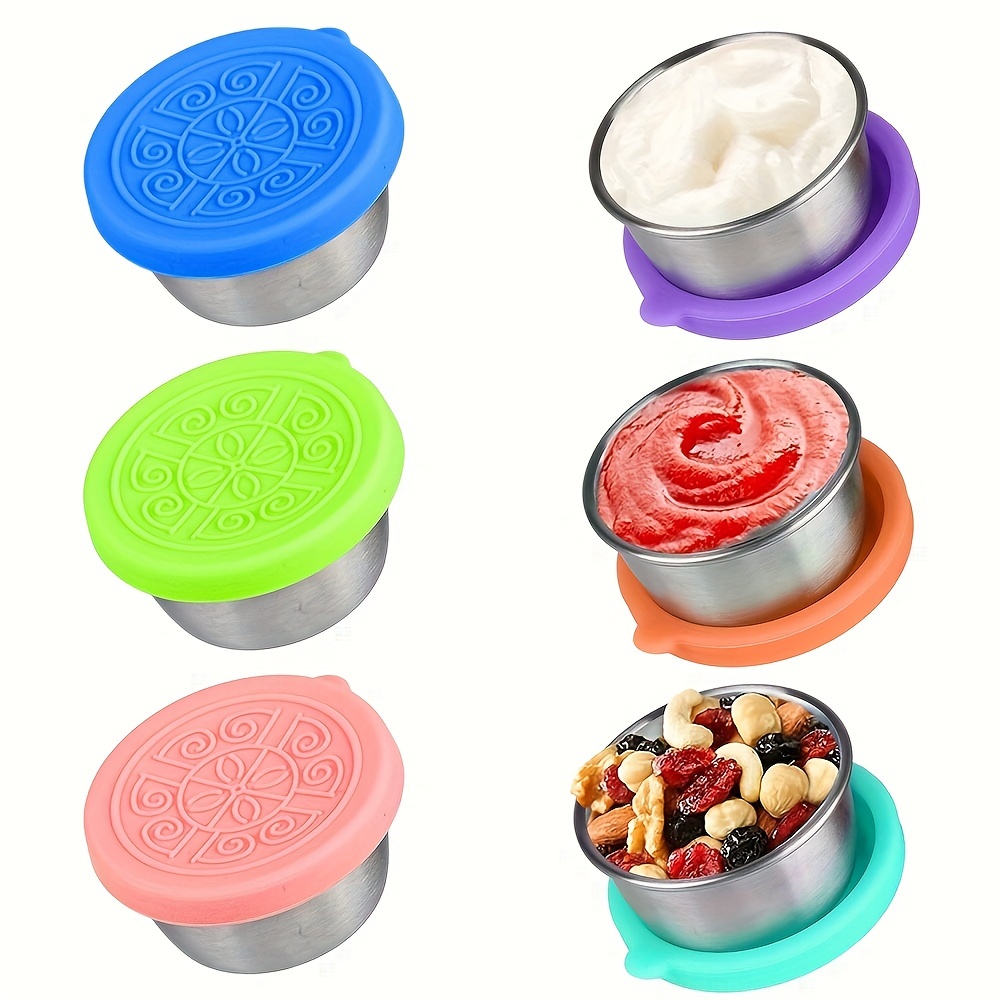 Mini Salad Dressing Container Condiment Cups With Lids - Temu