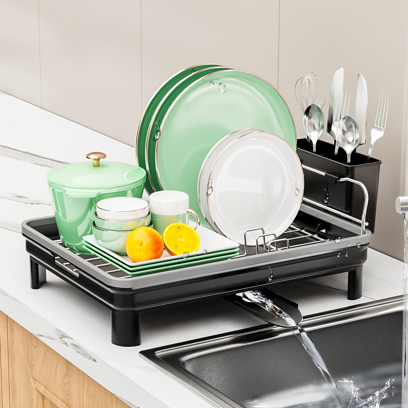 Dish Drying Rack With Drainer Dish Drying Rack For - Temu