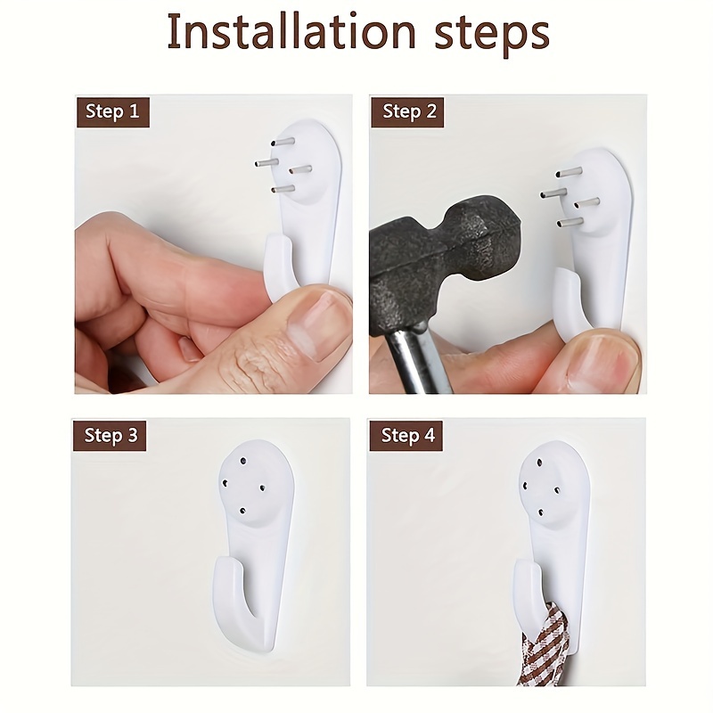 Concrete Wall Hooks Invisible Nail Hangers No Damage Wall - Temu