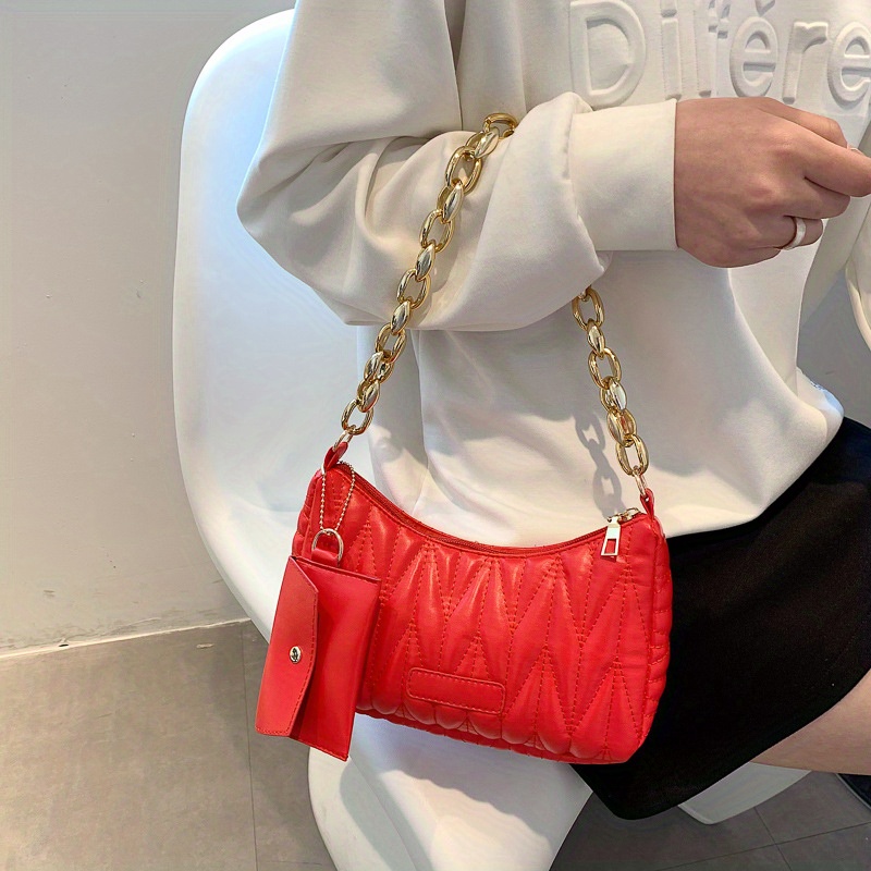 Red Valentino Crossbody Bag With Ruches And Glitter In Purple