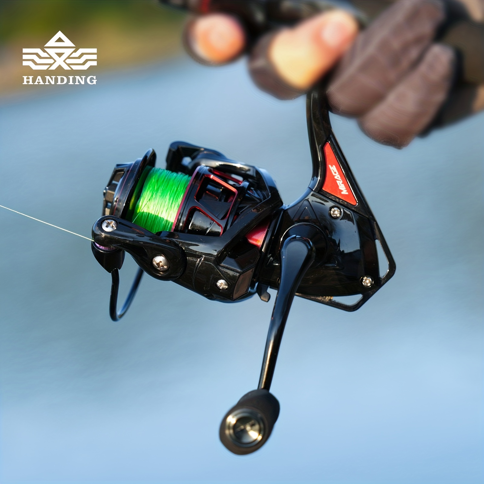 Handing Fishing Spinning Reel 5 2 1 Gear Ratio 22lb Max Drag - Temu Canada