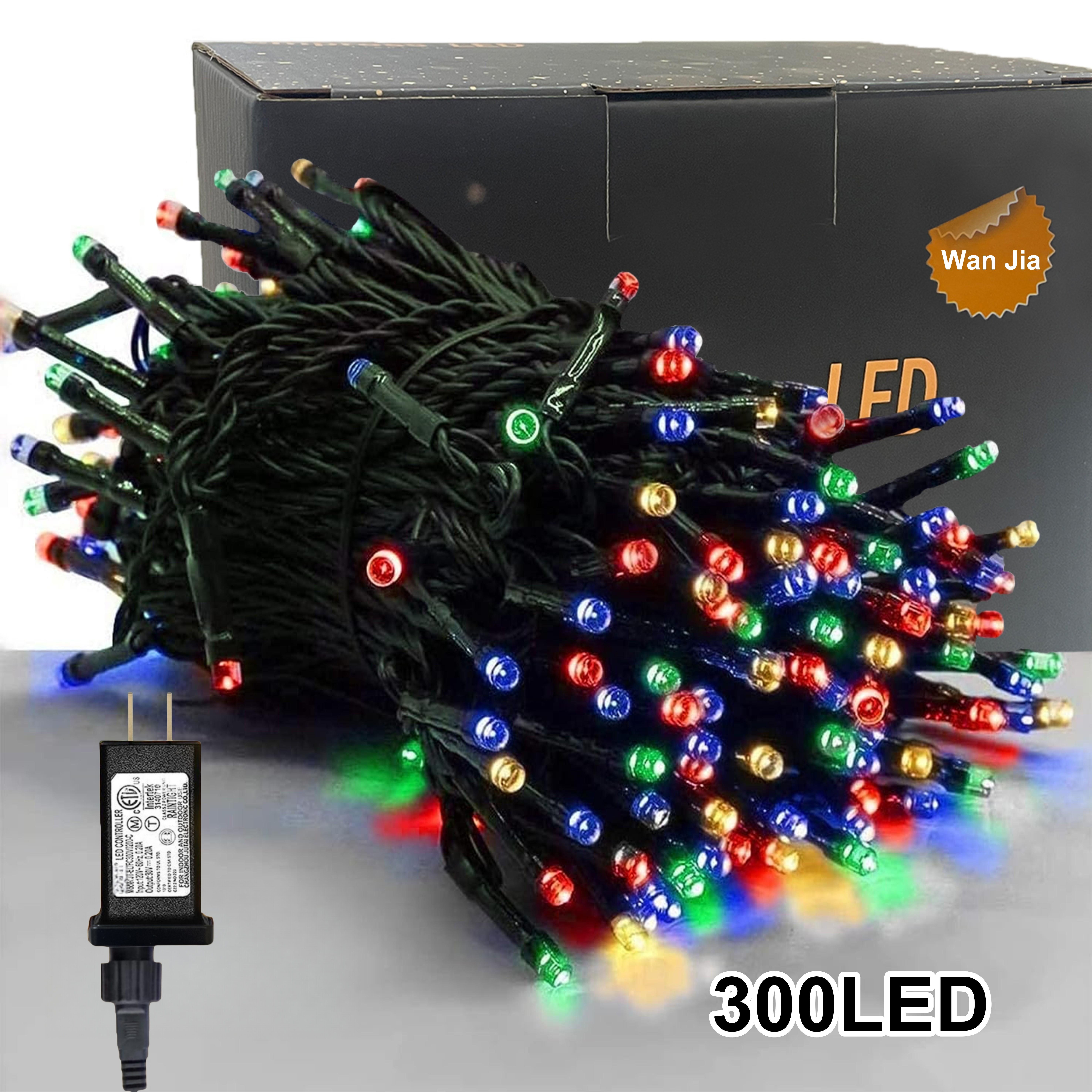 Guirnalda de luces de 10 pies, funciona con pilas, 120 luces LED de  petardo, impermeables, alambre plateado, luces de luciérnaga estrellada  para