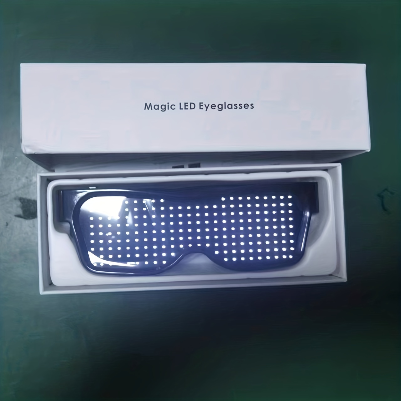 LED Glasses Bluetooth DIY Luminous Rave Party Glasses Festival