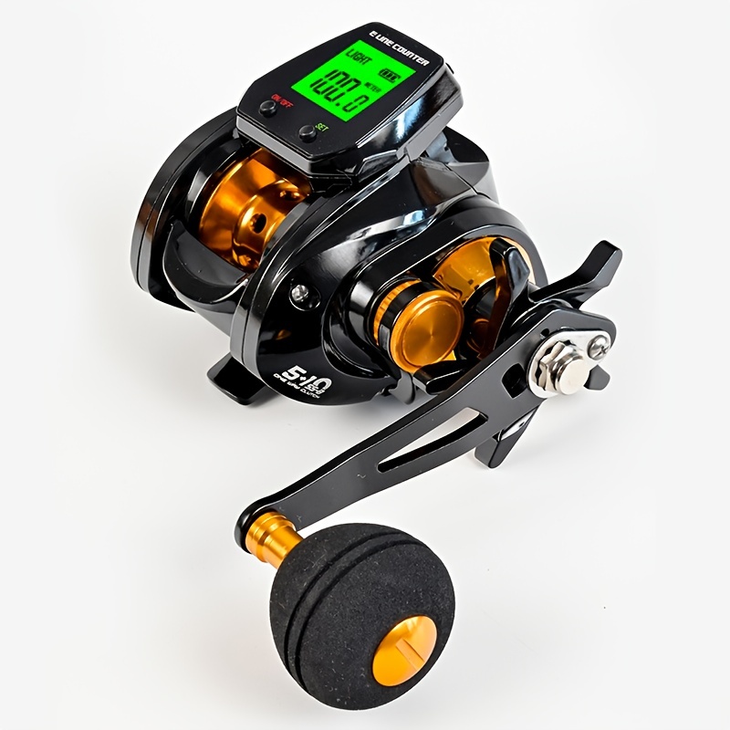 Line Counter Fishing Reel With Line Counter Hook Reminder Baitcasting Reel Fishing Tackle