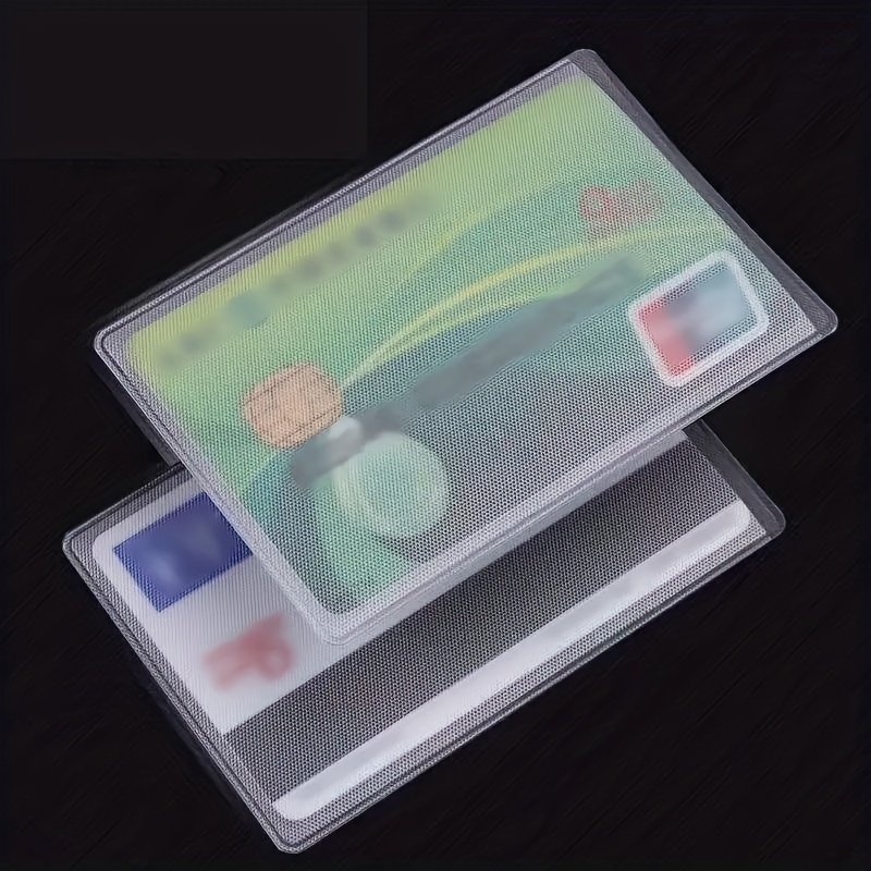10PCS Passeport Transparent Housse de Protection en Plastique PVC  Imperméable ID Étui Protecteur de Carte 