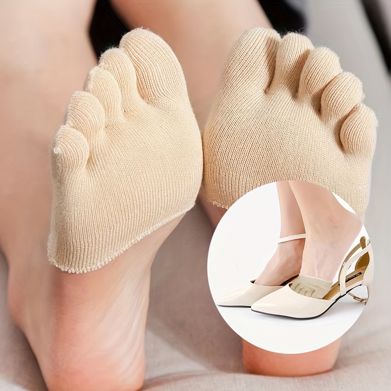 Toe Split Grip Socks Non slip Low Cut Socks For Yoga Dance - Temu