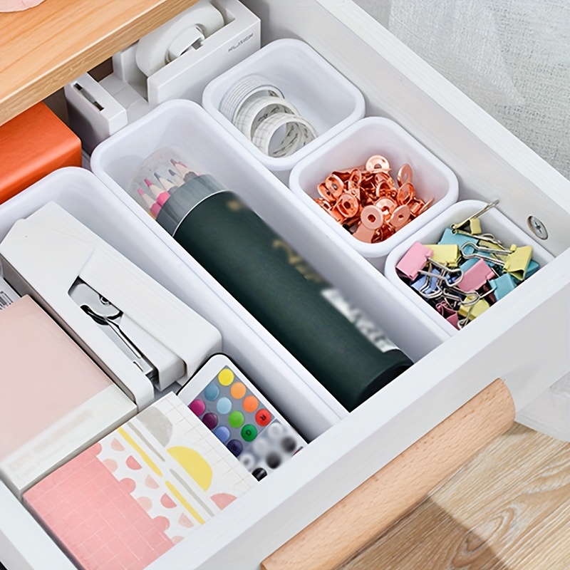 Kitchen Cabinet Desktop Drawer Organizing Box Sundry Organizer Plastic  Sorting Storage Container Seasoning Snack Storage - AliExpress