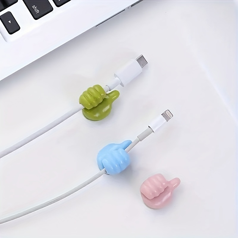 Thumb Shape Cable Organizer Multifunctional Cable Clips Key - Temu