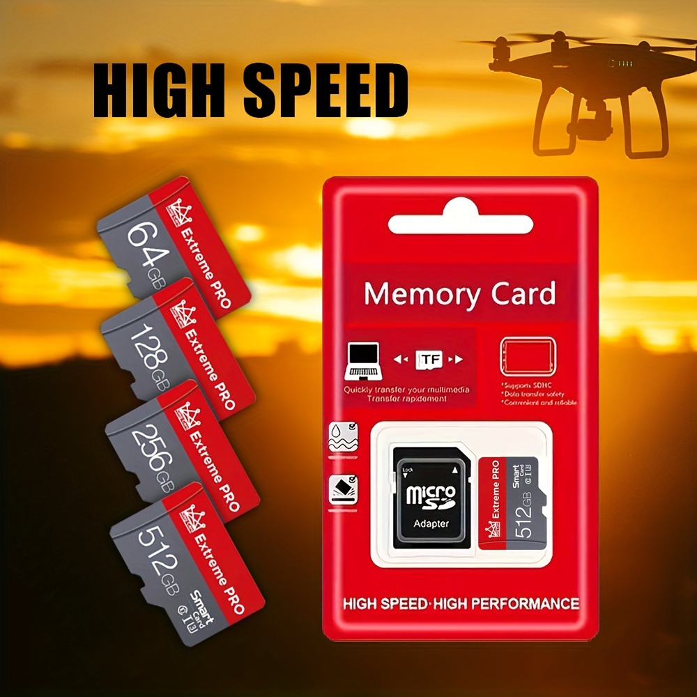 512gb Micro Sd Card High Speed Class 10 Tf Card For - Temu