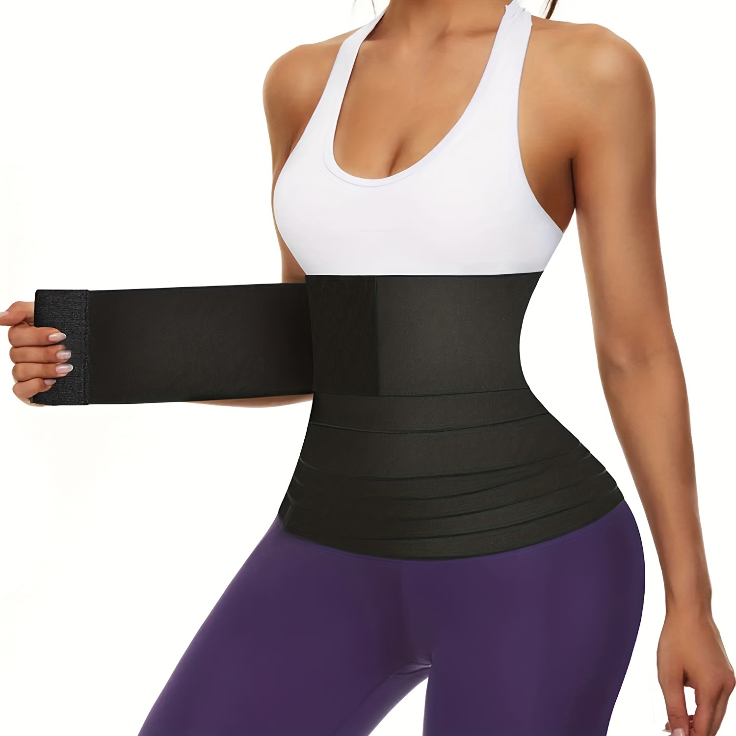 Cheap Snatch Me Up Bandage Wrap Waist Trainer for Women Sauna Slimming Belt  Sweat Belly Wraps Slimming Sheath Body Shaper Stomach Bands