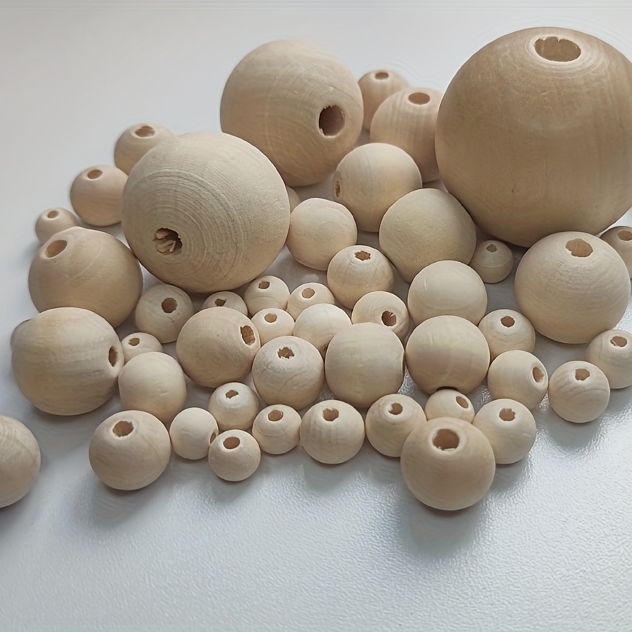 Ccb Single Hanging Large Hole Round Beads For Jewelry Making - Temu