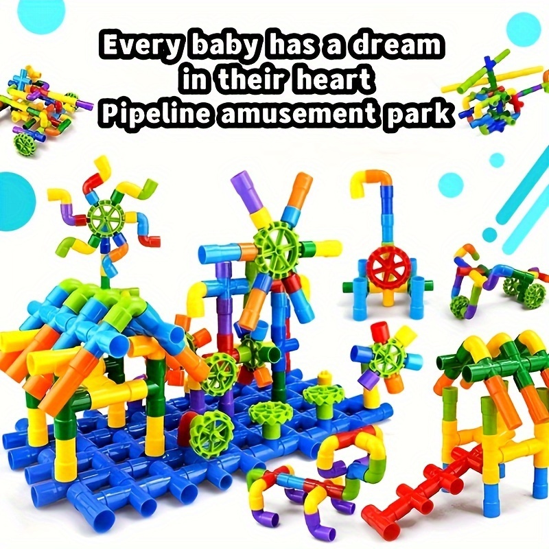 500 Pieces DIY Smart Sticks Building Blocks Creative Intelligence Toys 3D  Puzzle Educational Toy Set Random Color