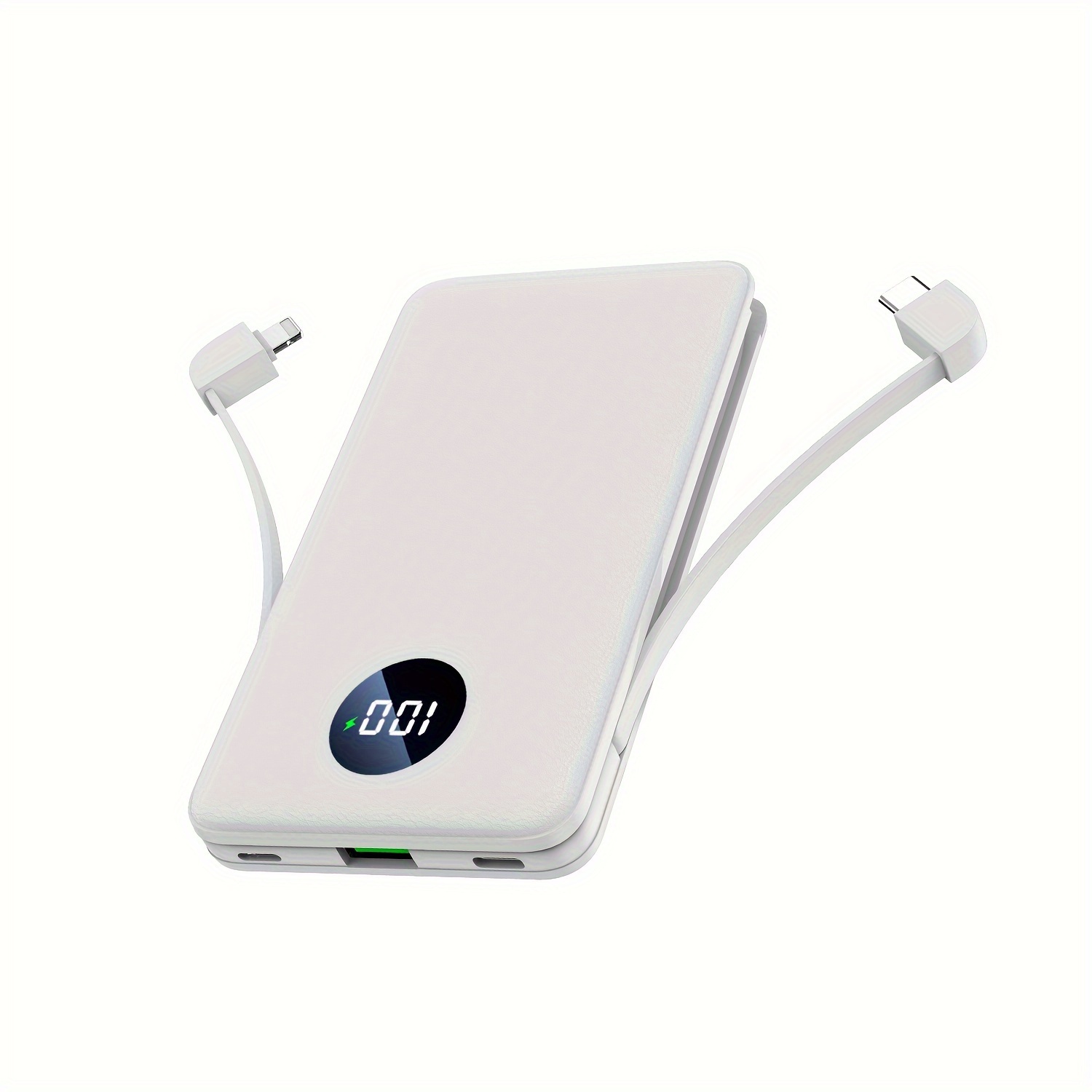 Cargador portátil cargador de batería USB de 12000 mAh doble entrada y  salida carga rápida cargador externo delgado y ligero compatible con iPhone  – Yaxa Guatemala