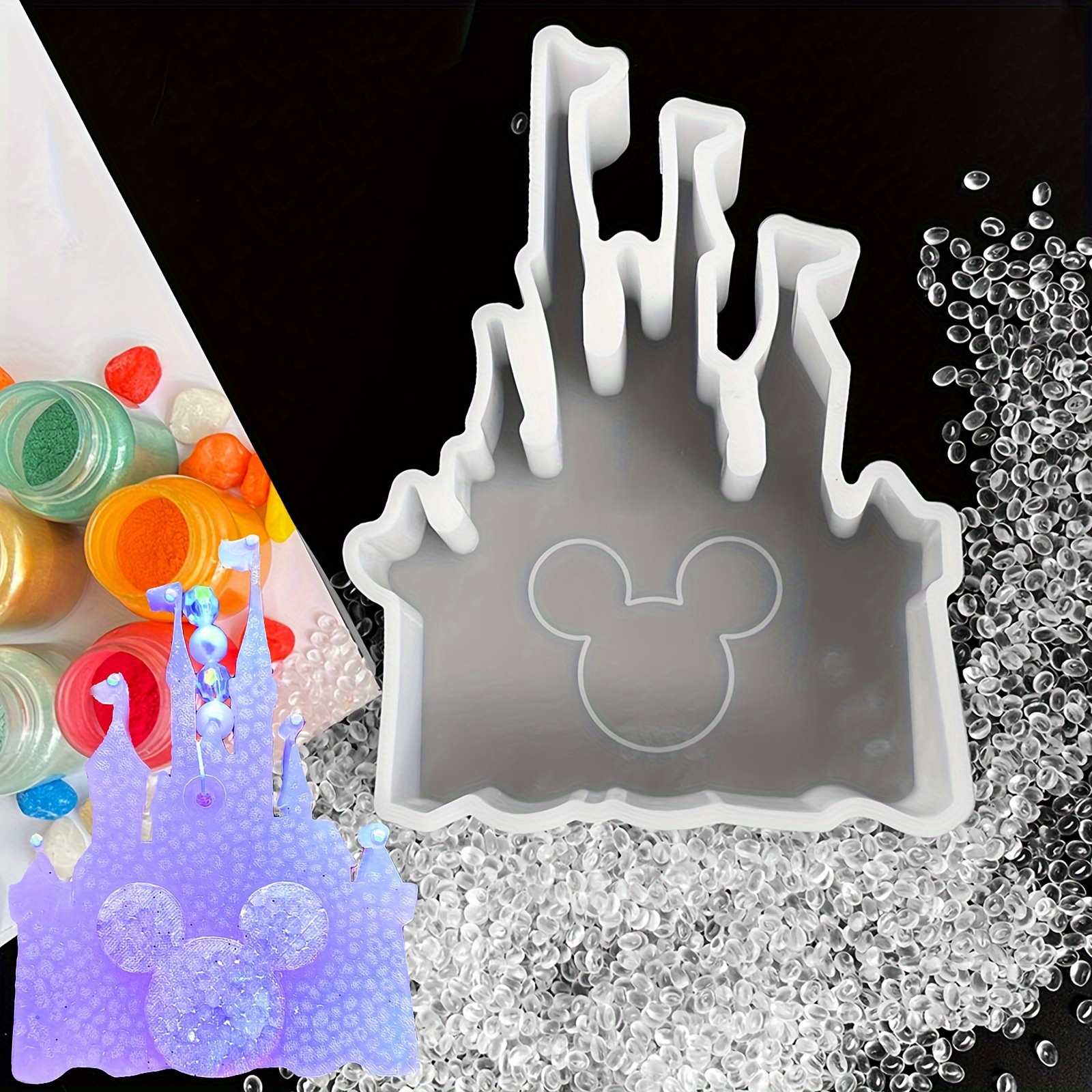 Lovely Mouse Head Shaped Resin Shaker Molds Silicone - Temu