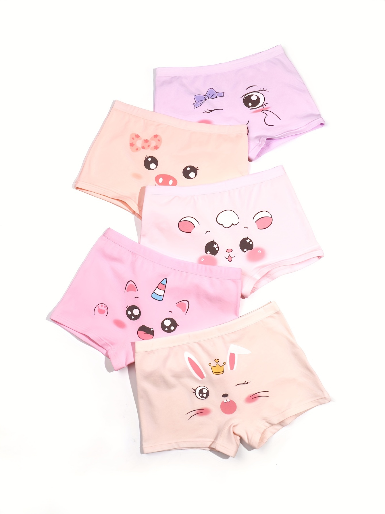 Toddler Girls Underwear 95% Cotton Soft Breathable Cute - Temu Germany