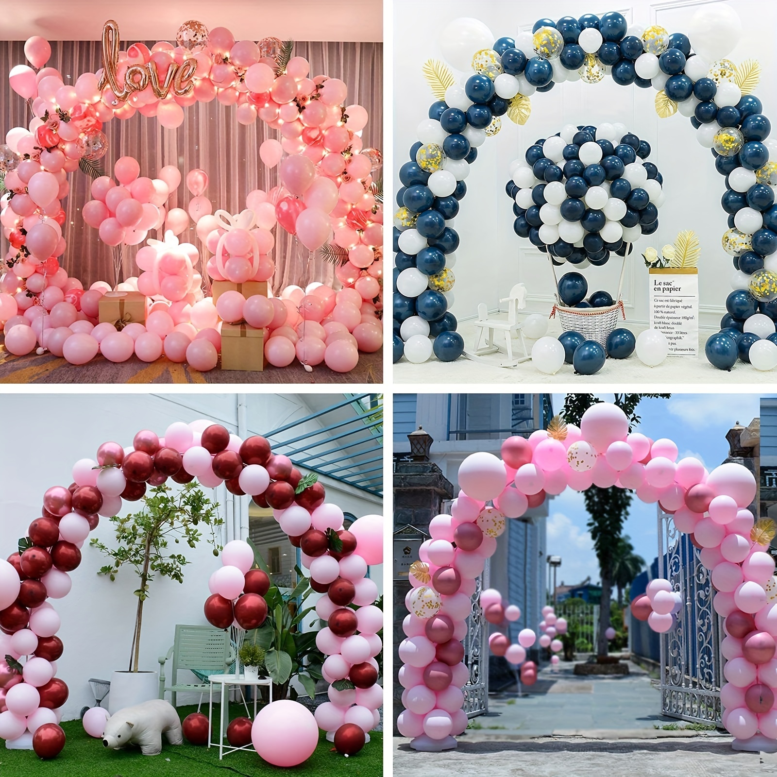 Balloon Arch Kit, 9ft Tall & 10ft Wide Adjustable Balloon Stand Balloon  Clips, Balloon Pump Knotter for Wedding Baby Shower Bachelor Birthday Party  Supplies Decorations 
