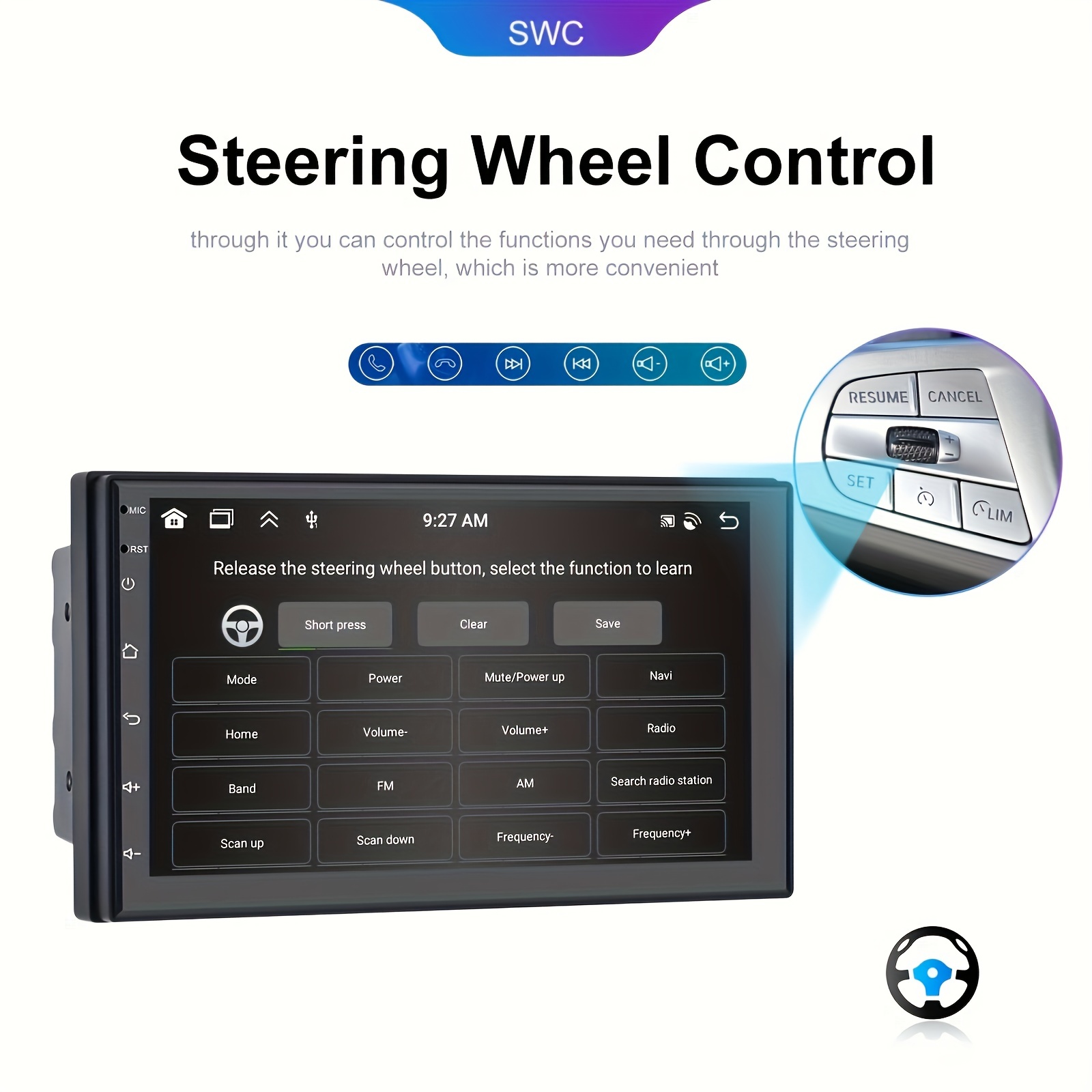 2 Din Car Stereo Android Auto Android System 4+ Car Radio - Temu Australia
