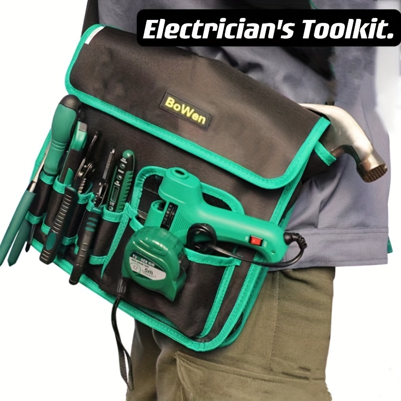 Multifunctional Large-Capacity Tool Bag, Electrician Repair kit, Shoulder  Bag, Diagonal Bag, Tool Storage Bag, Portable