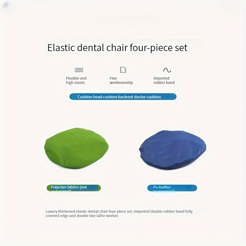 4pcs Universal Waterproof Dental Chair Covers