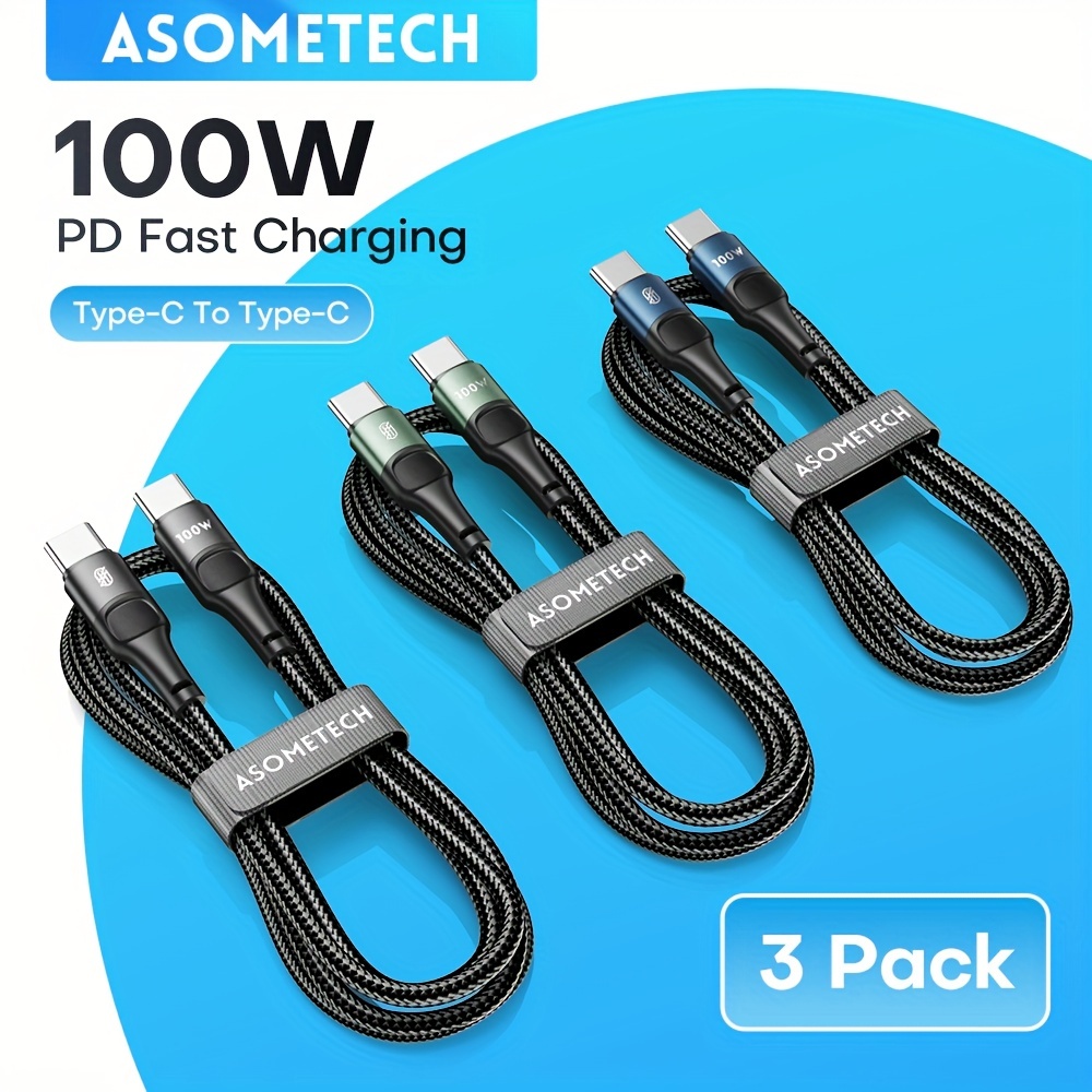 1pc Toocki 100w Cable Usb Usb C Soporte Pd2.0/qc3.0 4.0 - Temu