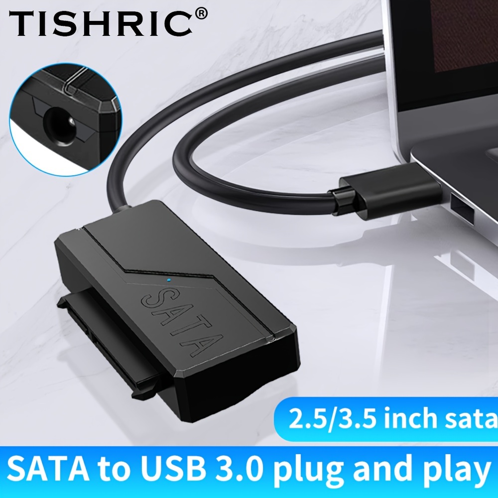 Sata To Usb 3.0 Cable For 3.5 Ssd/hdd Hard Drive Reader Sata - Temu