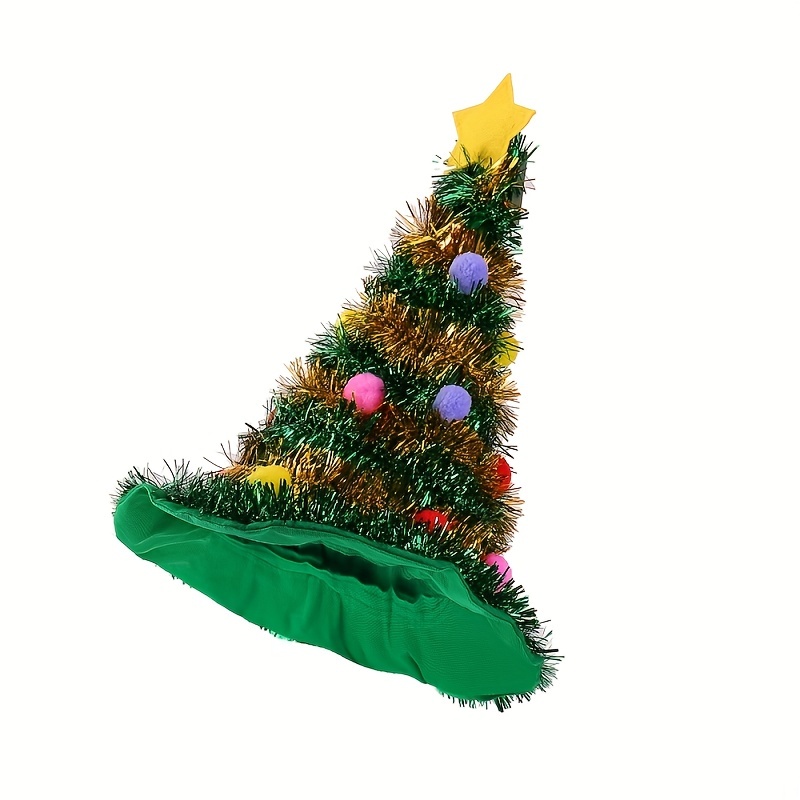 Christmas Festive Hat Christmas Tree Multi colored Grass - Temu