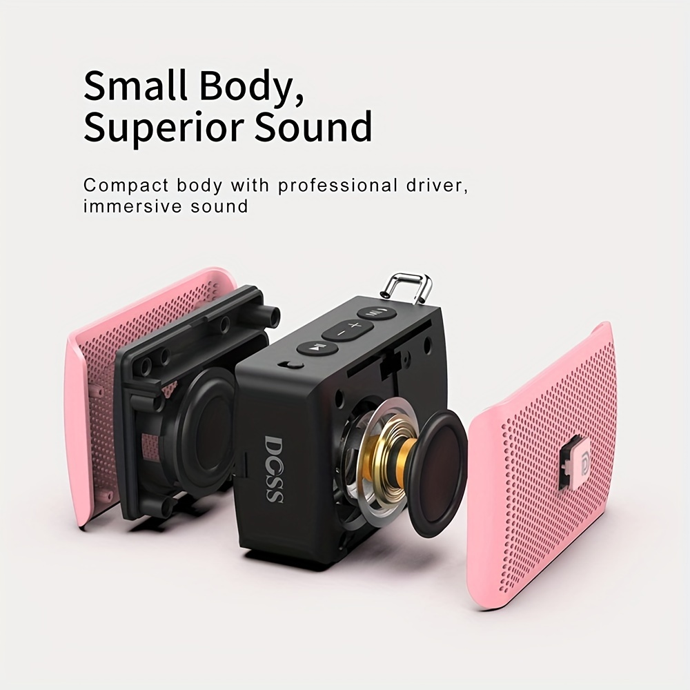 DOSS Candy Mini Wireless Speaker Bluetooth 5.0 5W Mighty Sound Portable  Sound Box Cute MP3 Music Player Loud Speakers Best Gift