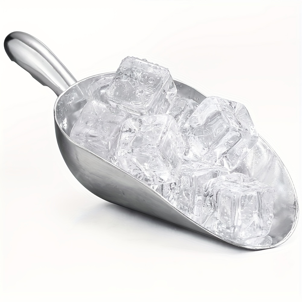 1pcs Multi-functional Stainless Steel Bar Ice Scoop Shovel Food Tea Sugar  Scoop for Supermarket Bar - AliExpress