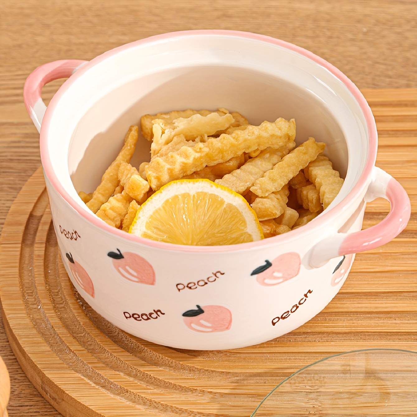 Ceramic Bowl With Lid, Creative Cute Soup Bowl, Rice Bowl, Instant Noodle  Bowl, Fruit Bowl, For Home Kitchen Restaurant Gathering, Kitchen Supplies,  Tableware Accessories - Temu