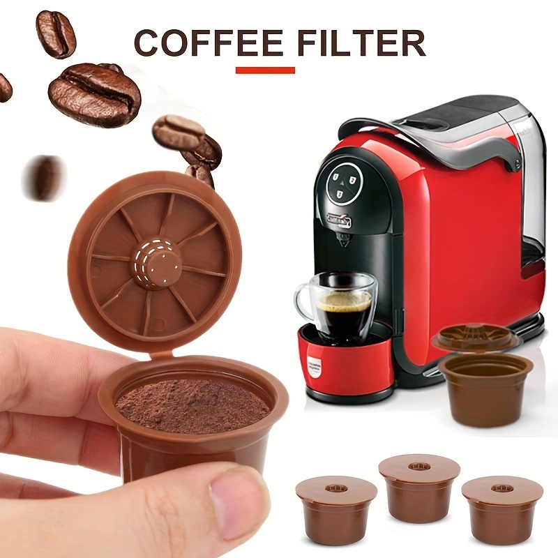 

1/3/6pcs Coffee Filter Cup Compatible With Caffitaly Capsule Coffee Machine Reusable Coffee Capsule Pods Refillable Coffee Filters