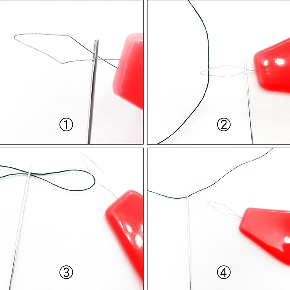 Colorful Needle Threaders Plastic Wire Loop DIY Needle Threader