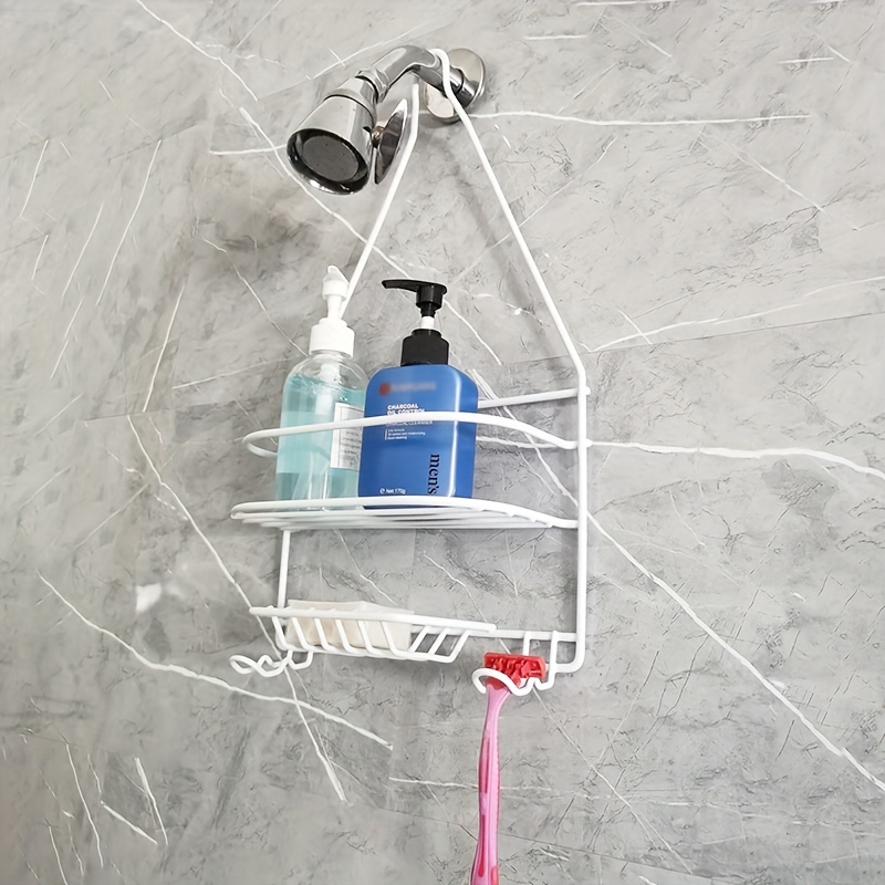 Bathroom Shower Caddy Shower Head Keep Bathroom Clean - Temu
