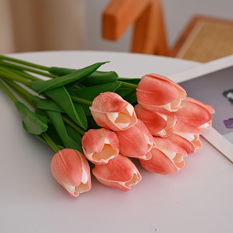  Artificial Tulips 12pcs Outdoor Fake Tulips Flowers