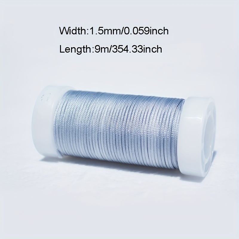 Nylon Cord Thread Chinese Knot Macrame Cord Bracelet Braided - Temu