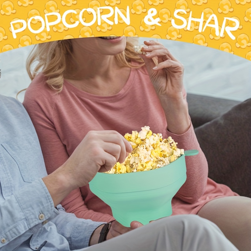 Microwave Popcorn Popper Machine Silicone Popcorn Maker - Temu